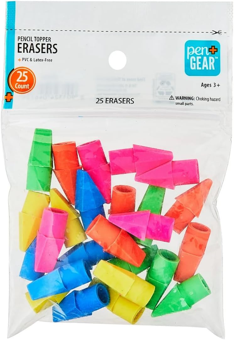Pen Gear Pencil Toppers Erasers