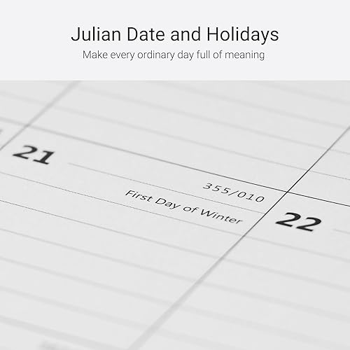 Miniatura 4 de Nekmit Calendario de escritorio 2023-2024 con almohadilla de escritorio de cuero, funciona desde julio de 2023 a diciembre de 2024, 17.5 x 11.5