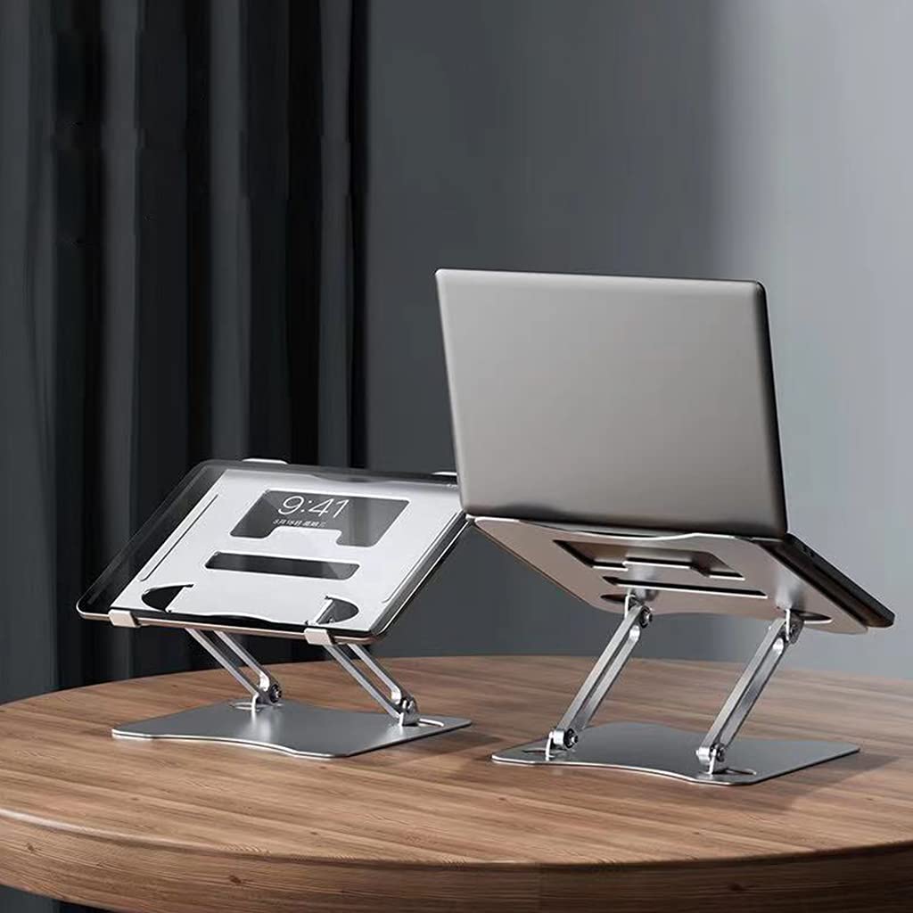 Soporte ajustable de aluminio plegable para laptop de 11 a 17 pulgadas