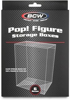 BCW Supplies 1-PB-POP Funko Pop Protector Case by (6-Pack)