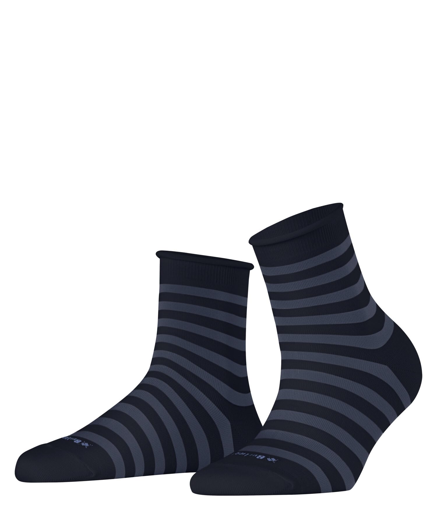 Burlington Women's Blue Marine 6120 Swansea W Sso Cotton Patterned 1 Pair Socks, 3.5-7