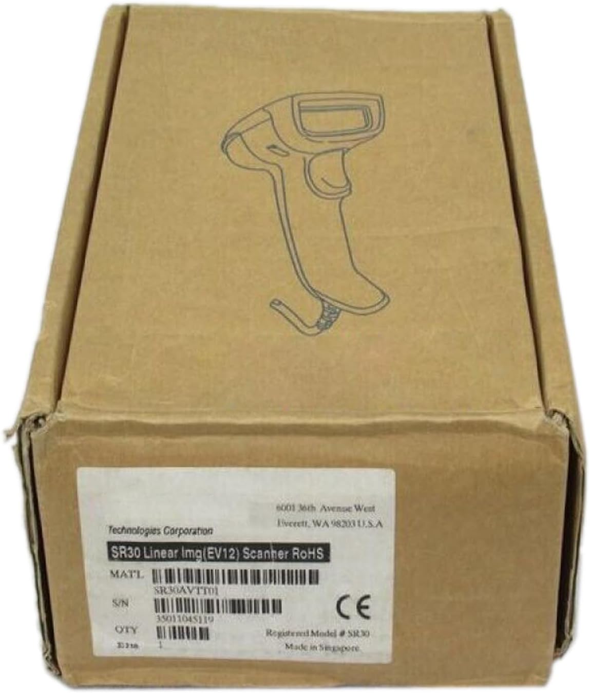 SMOCONE Expedited SR30AVTT01 Scanner SR30AVTT01 Sealed in Box 1 Year Warranty SR30AVTT01 Ship Now