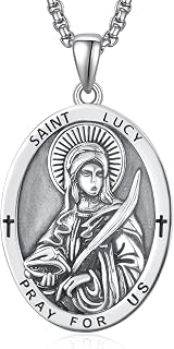 ADMETUS 925 Sterling Silver Patron Saint Medals