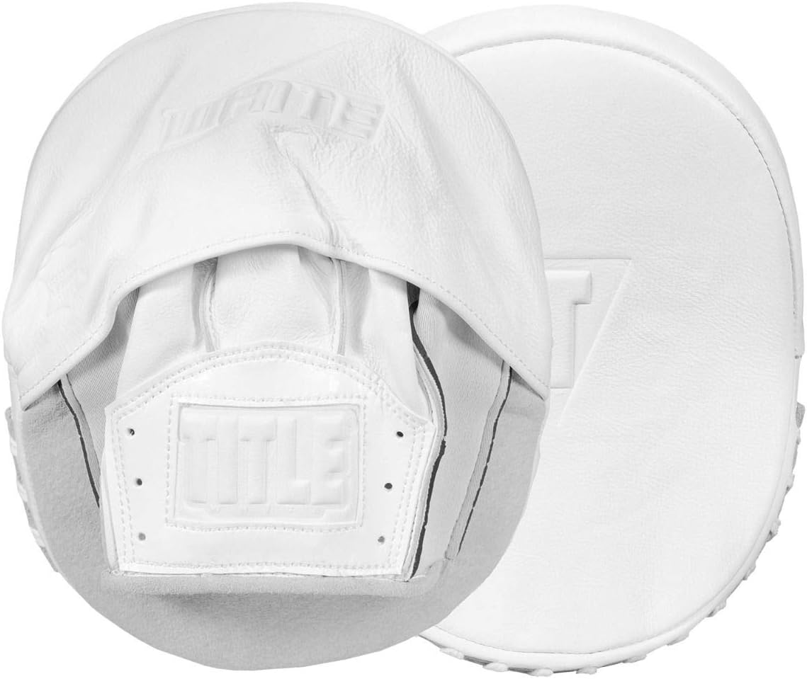 TITLE Boxing 2.0 Punch Mitts - Black, Muay Thai & Kickboxing Pads, MMA Equipment