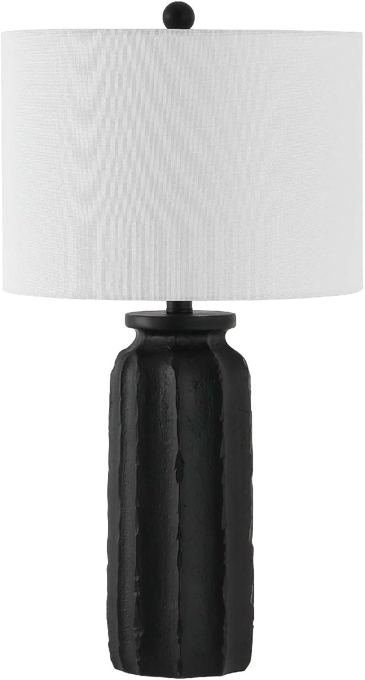 Candri 26" Ancient Inspirations Matte Black Table Lamp