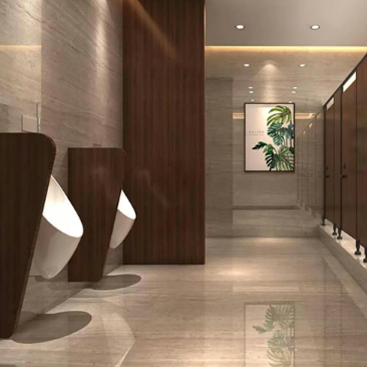 Wall-mounted men urinal privacy screen,toilet baffle public toilet partition With stainless steel fittings,toilet baffle Urinal Privacy Screen Toilet Partition,Used in hotels and schools ( Size : 3PCS