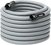 Flexzilla Colors Garden Hose 58 in. x 100 ft., Lightweight All-Weather Water Hose, Durable and Flexible, Leak-Free Connections, Slate Gray