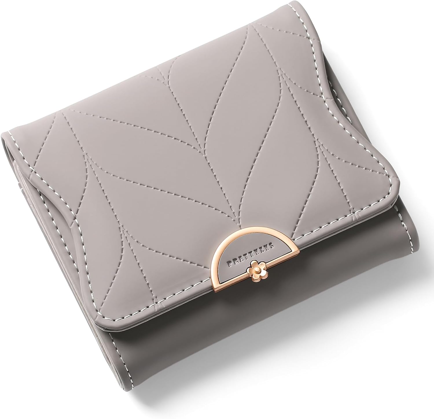 RNIEGA Leather Small Womens Wallet RFID Blocking Bifold Card Holder Cute Wallet for Woman with Zipper Coin Pocket