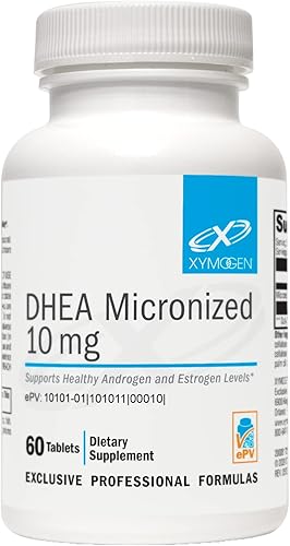 Miniatura 4 de XYMOGEN DHEA 10 mg (60 tabletas) + S acetil glutatión (60 cápsulas) paquete de 2 piezas - DHEA micronizado + suplemento de glutatión acetilado de
