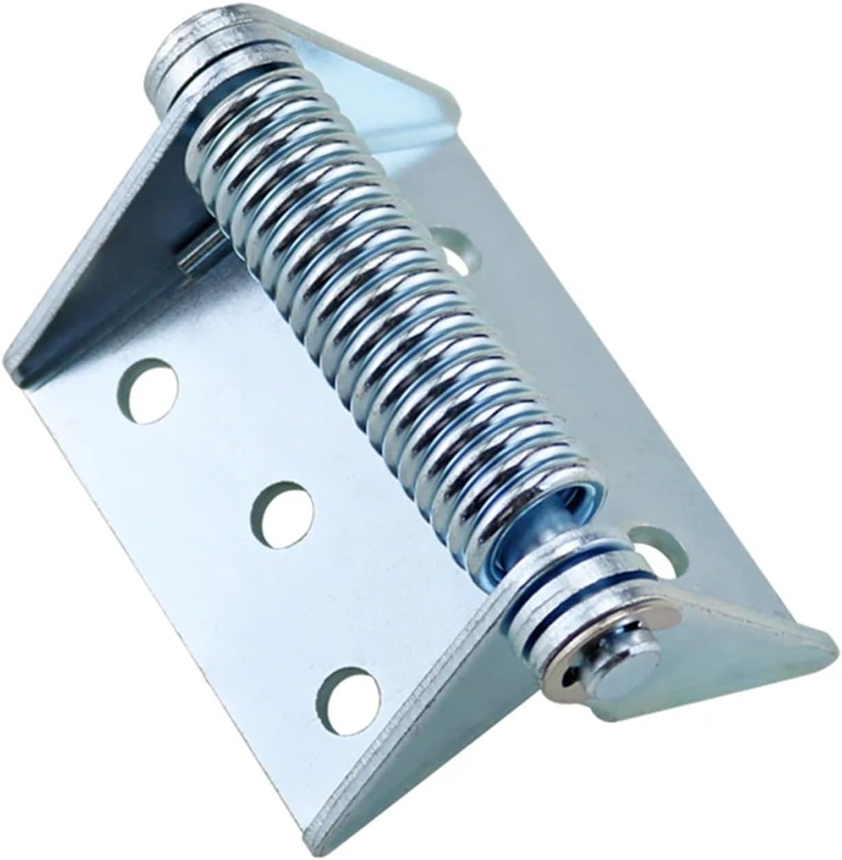 Stainless Steel/Iron Heavy-Duty Thickened Hinge with Spring Closure Reset Industrial Electrical Cabinet Doors 1Pcs(75mm-Galvanized Iron)