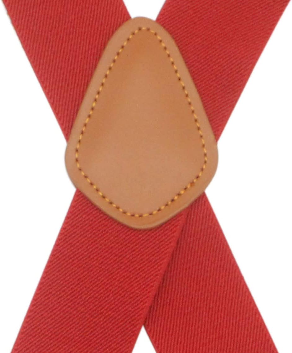 Timiot Mens Suspender 4 Swivel Strong Hooks Adjustable Braces Elastic Comfortable X Style Heavy Duty Strap - Image 2