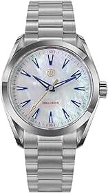 VH31 Relógio de quartzo, relógio de pulso de aço inoxidável WD0006 38 mm cristal de safira curvo relógios de luxo 100 m à prova d'água