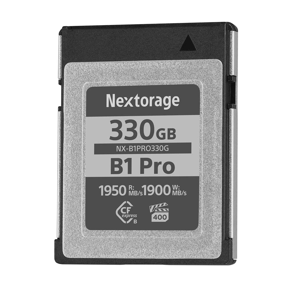 Nextorage330GB CFexpress Type B Memory Card Super Fast VPG400 max Read 1950MB/s max Write 1900MB/s (B1 Pro Series)