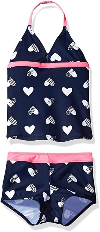 Osh Kosh Little Girls' Two Piece Tankini with Boy Short