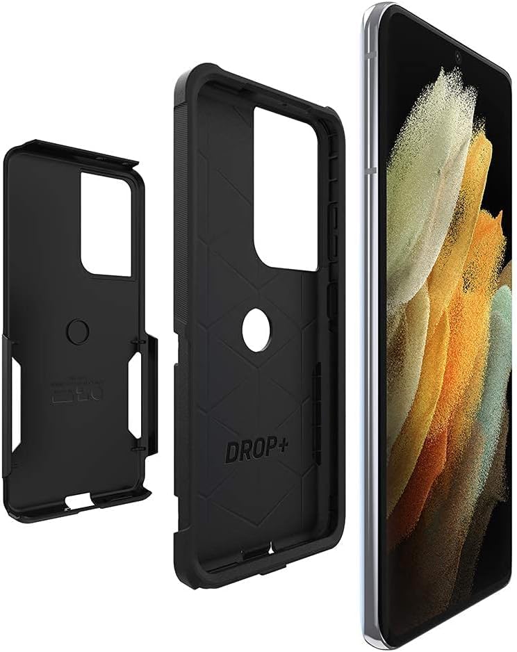 Miniatura 5 de OtterBox Commuter Series - Funda para Samsung Galaxy S21 Ultra 5G (solamente), embalaje no minorista, color negro