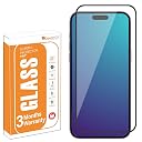 OpenTech® Military-Grade Gorilla Tempered Glass for iPhone 15 / iPhone 16 with Edge to Edge Coverage - Case Friendly Screen Protector, Anti Scratch and Bubble free installation kit gallery image