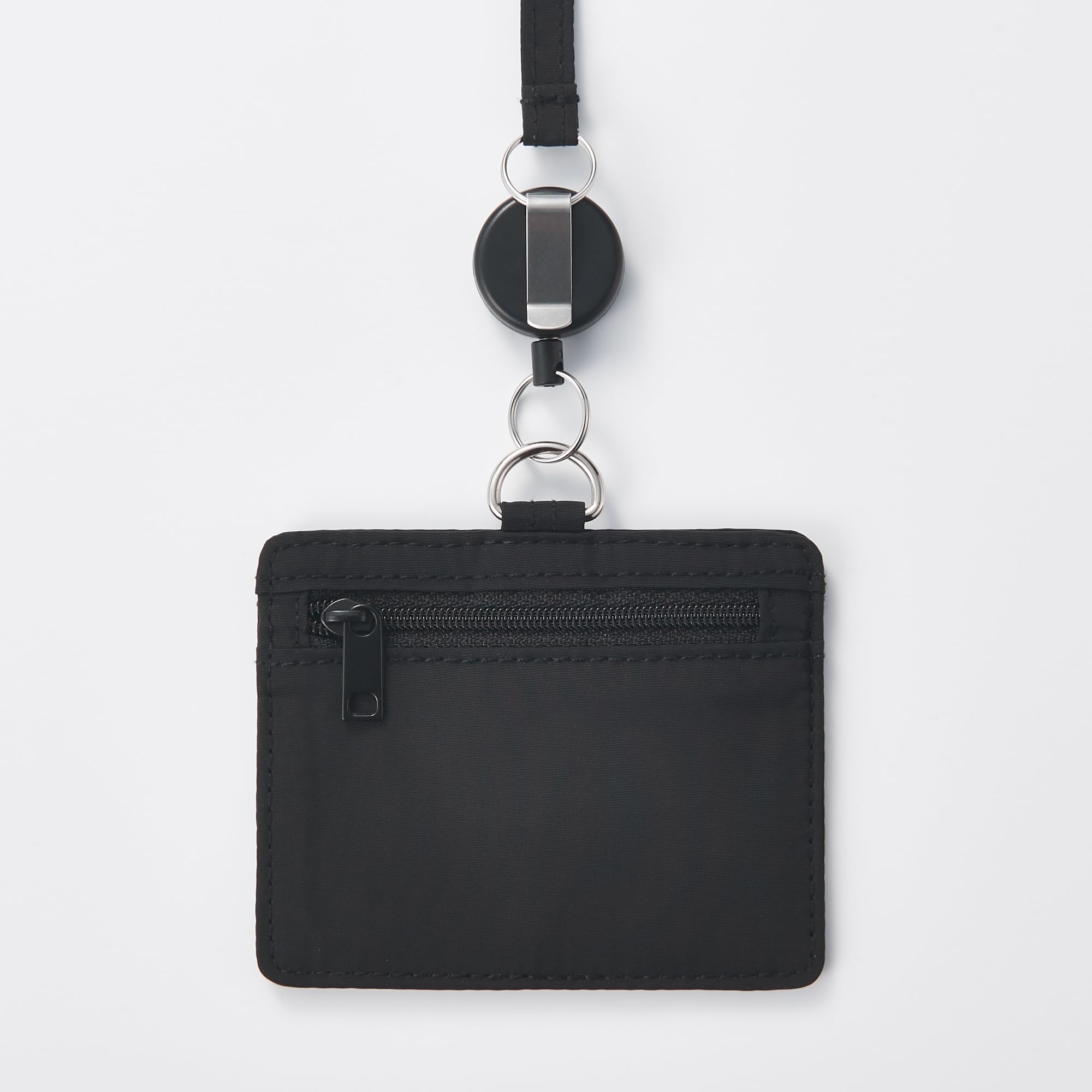 MUJI NDD73A1S Polyester Card Case Black