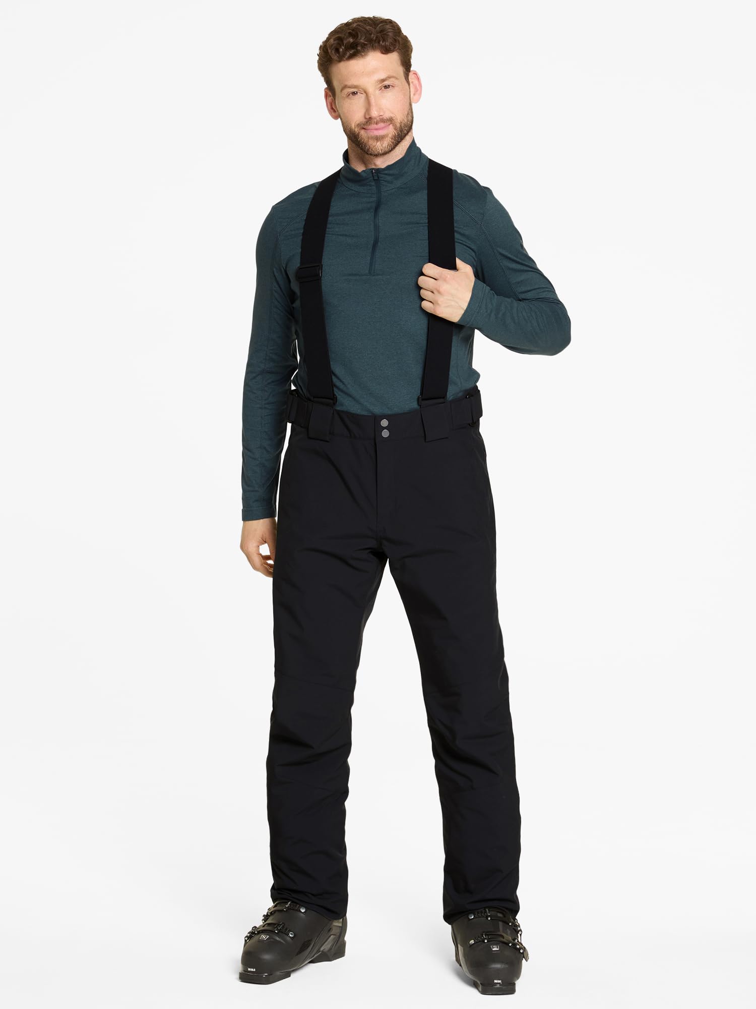 Ziener Herren Ski-Hose/Schnee-Hose | Langgröße, Träger, wasserdicht Taga-z