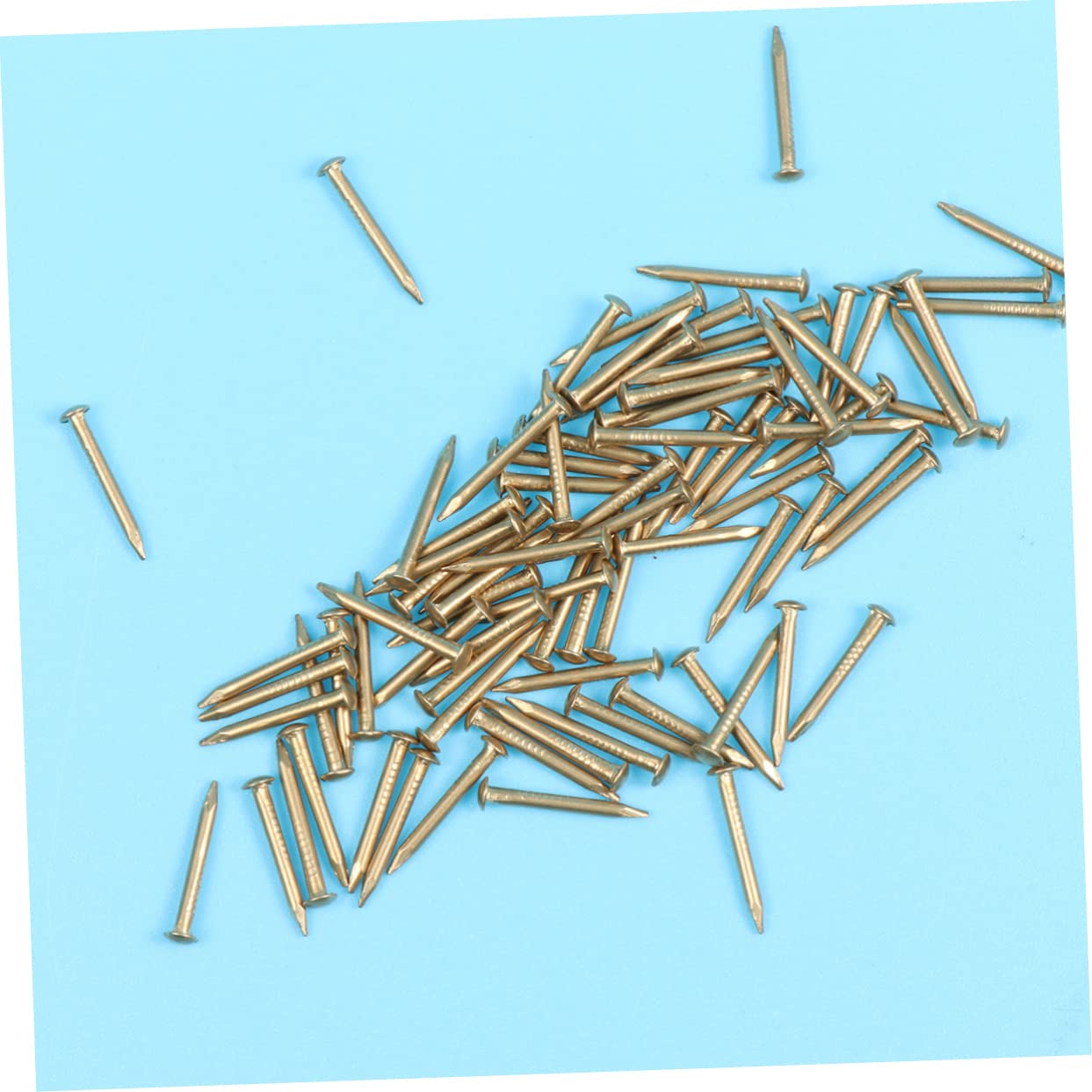300pezzi Chiodi Ottone Testa Rotonda Confezione Progetti Di Arredo Per Cerniere e Scatole Decorative