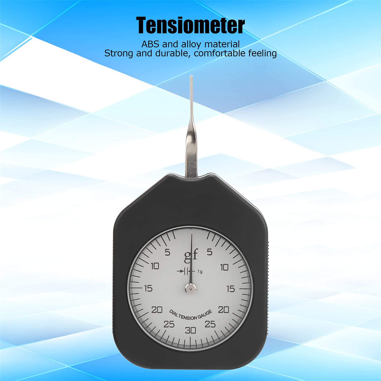 Yuecoom SEG-30-1 Dial Tension Gauge Meter Tester, Pocket Gram Force Meter Single Pointer 30g,Gram Tension Meter Measuring Dynamometer for Measuring