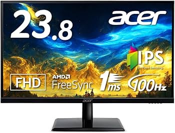 日本エイサー acer 液晶モニター SA241YHbmix Amazon.co.jp: 日本エイサー Acer スタンダードモニター 23.8