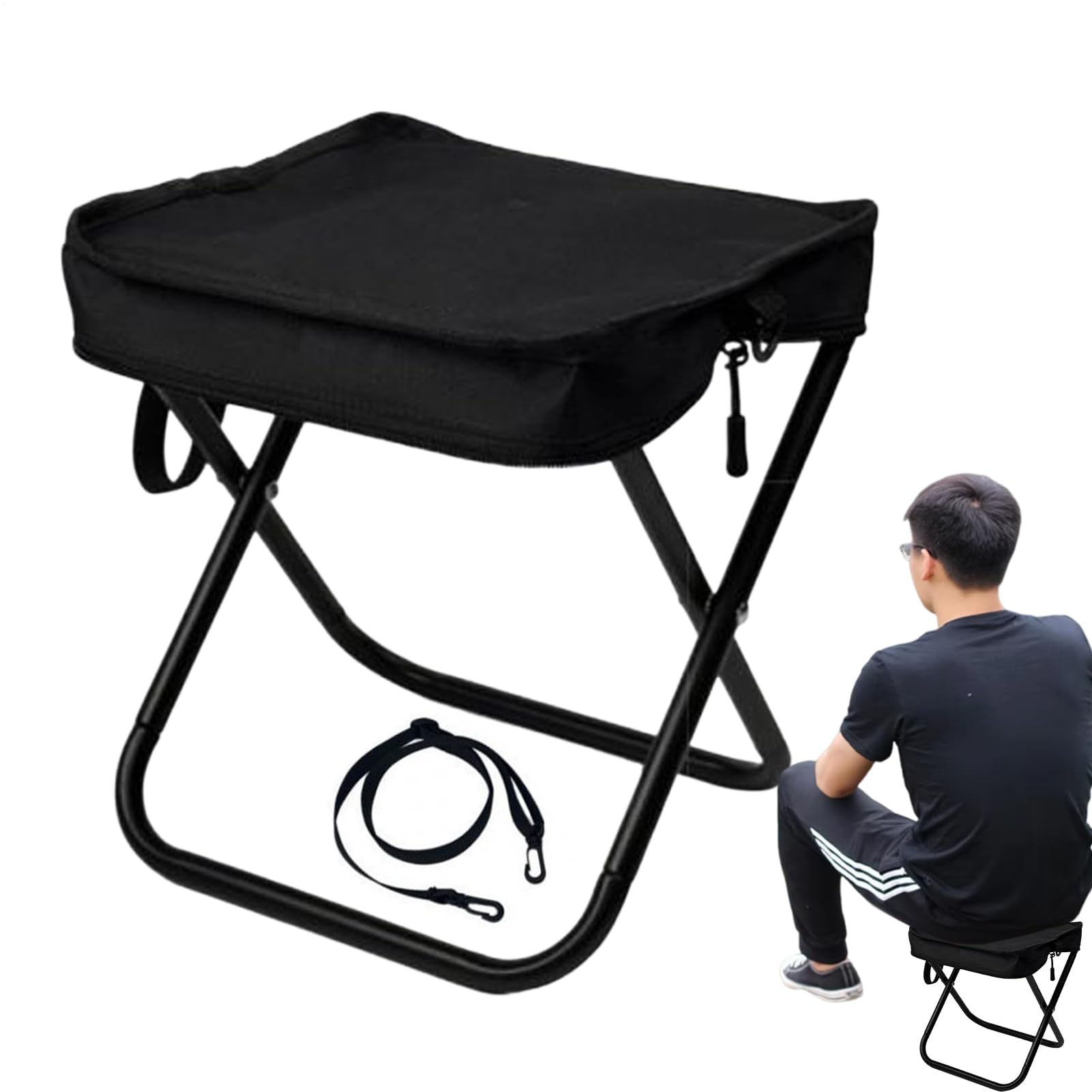 Chaise de camping portable légère pour pique-nique, accessoires de voyage et pêche