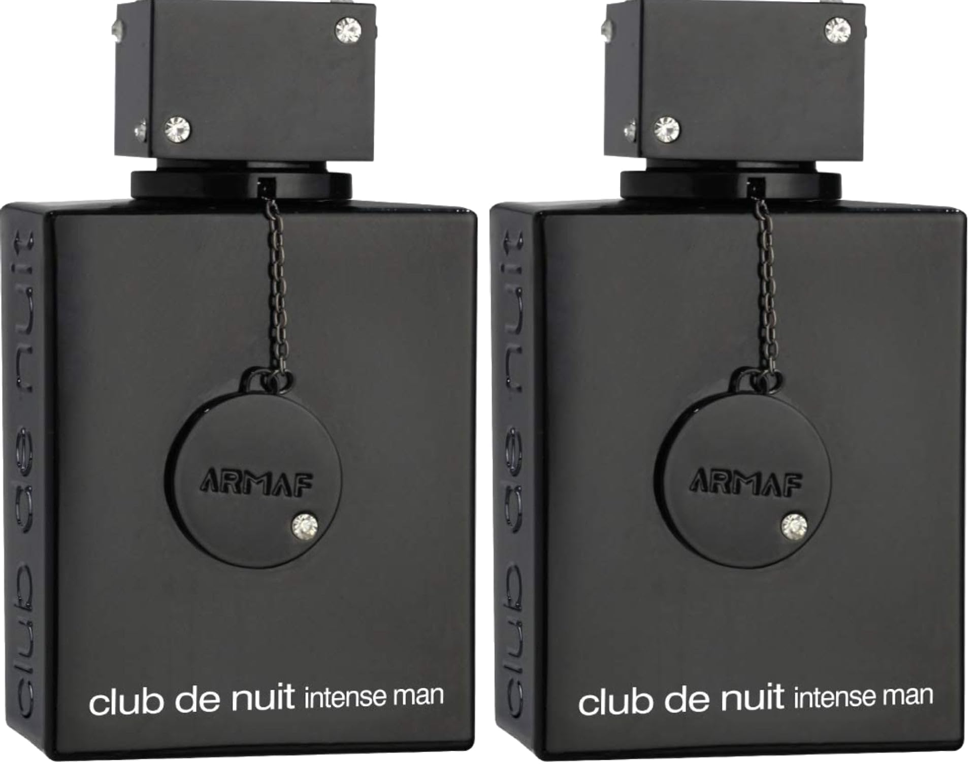 ArmafClub De Nuit Intense Man Eau De Toilette, 3.6 Ounce, woody spicy (Pack of 2)