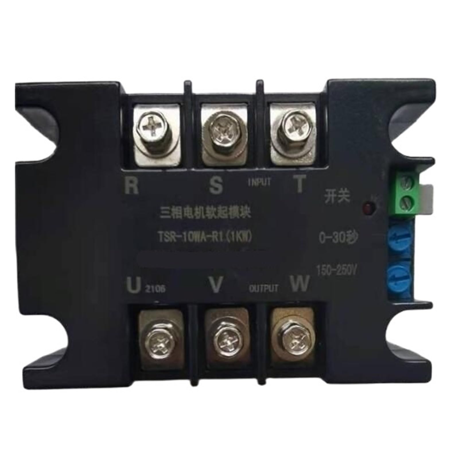 ZVQYSGIW Three-Phase 380V TSR-120WA-R1(12KW) 12KW Motor Soft Starter Module Slow Start(TSR-60WA-R1(6KW))