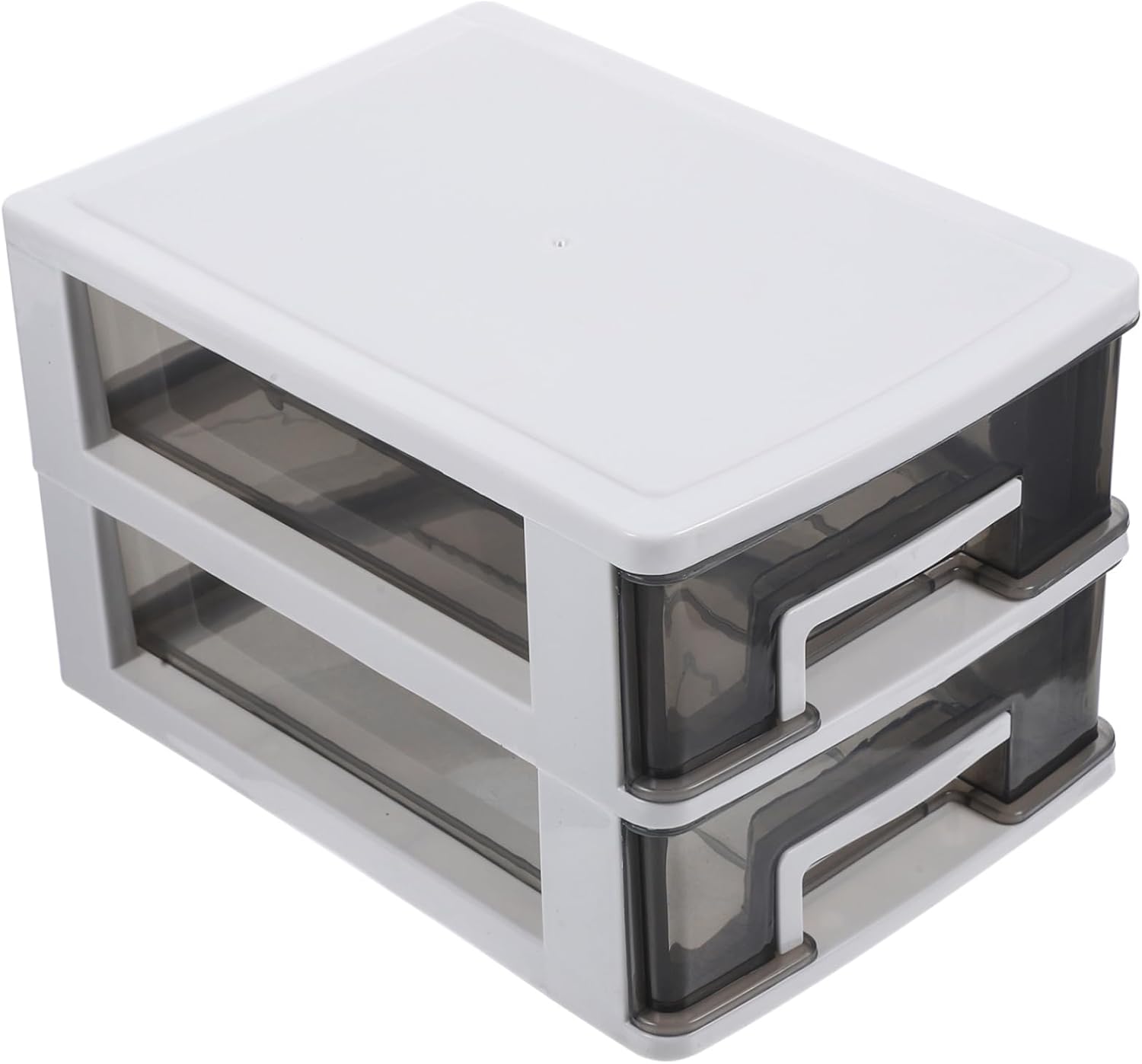 Double-layer Desktop Organizer Drawer Storage Box for Office Desk Stationery Container Jewelry Case