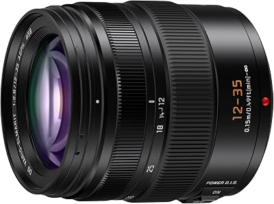 Panasonic LUMIX G Series Camera Lens, 12-35mm F2.8 Leica DG Vario-ELMARIT Interchangeable Lens for Mirrorless Micro Four Thirds Digital Cameras, Power O.I.S. - H-ES12035 (Renewed)