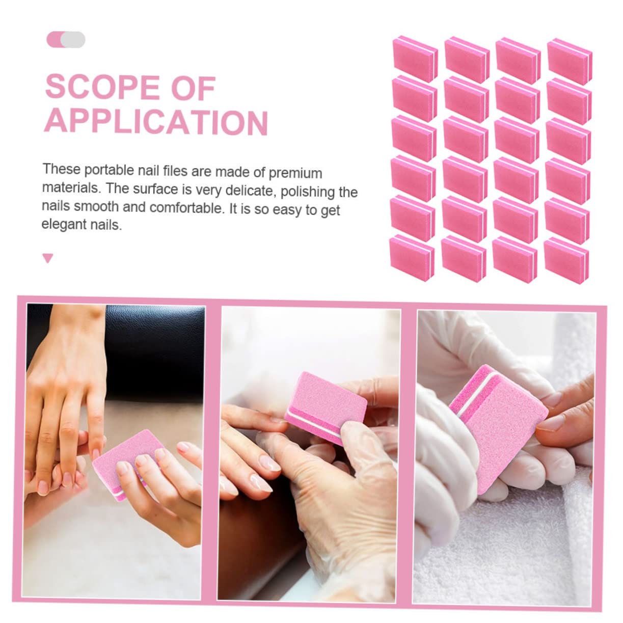 Healvian 250piezas Limatips De Esponja Para Uñas Herramienta De Manicura y Pedicura Multi-lados Diseño Chic y Delicado Para Uñas Naturales y Acrílicas Para Uso Profesional y Doméstico