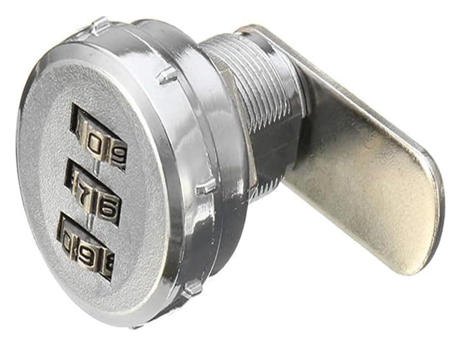 Cerradura de leva con combinación 3 dígitos aleación zinc