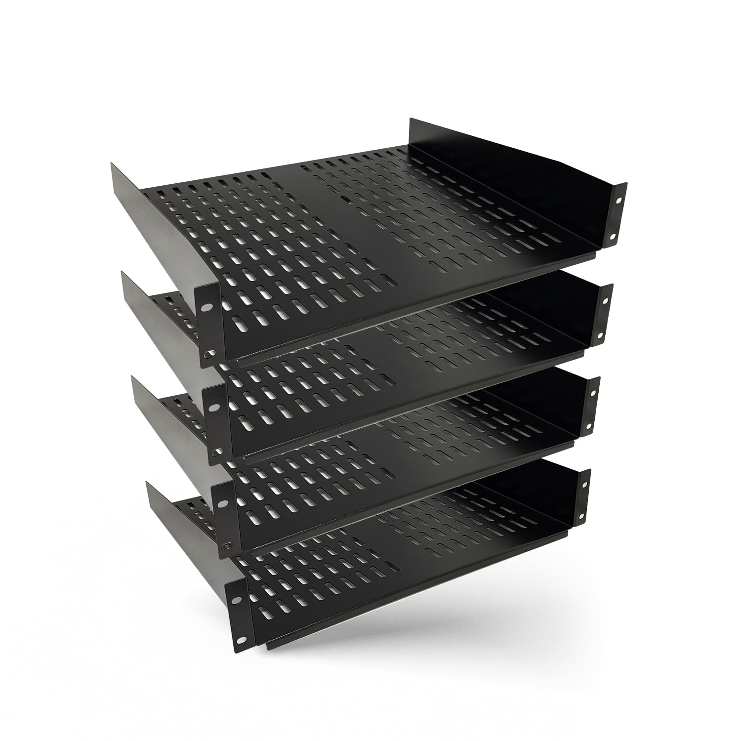 Amazon.com: OREI 2U Vented Rack Shelf, 19-Inch Steel, 22 kg