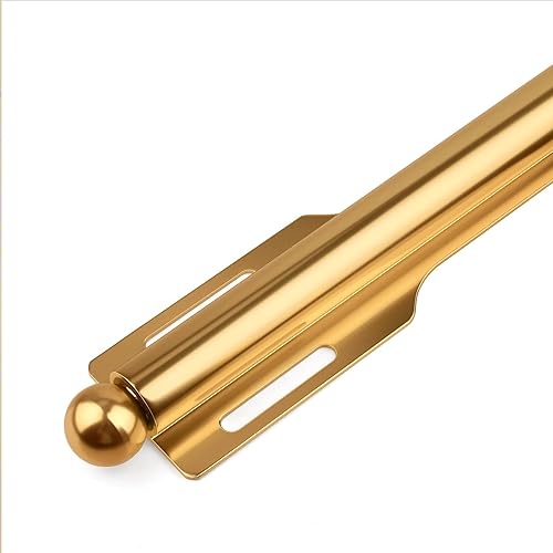 Miniatura 3 de FIRJOY Barra de valet de 12 pulgadas para armario extraíble (1 paquete, naranja)