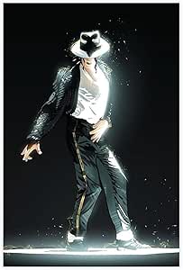 Grande Photo Michael Jackson Sur Toile 80x60 Cm, Neuve, Prête à Accrocher