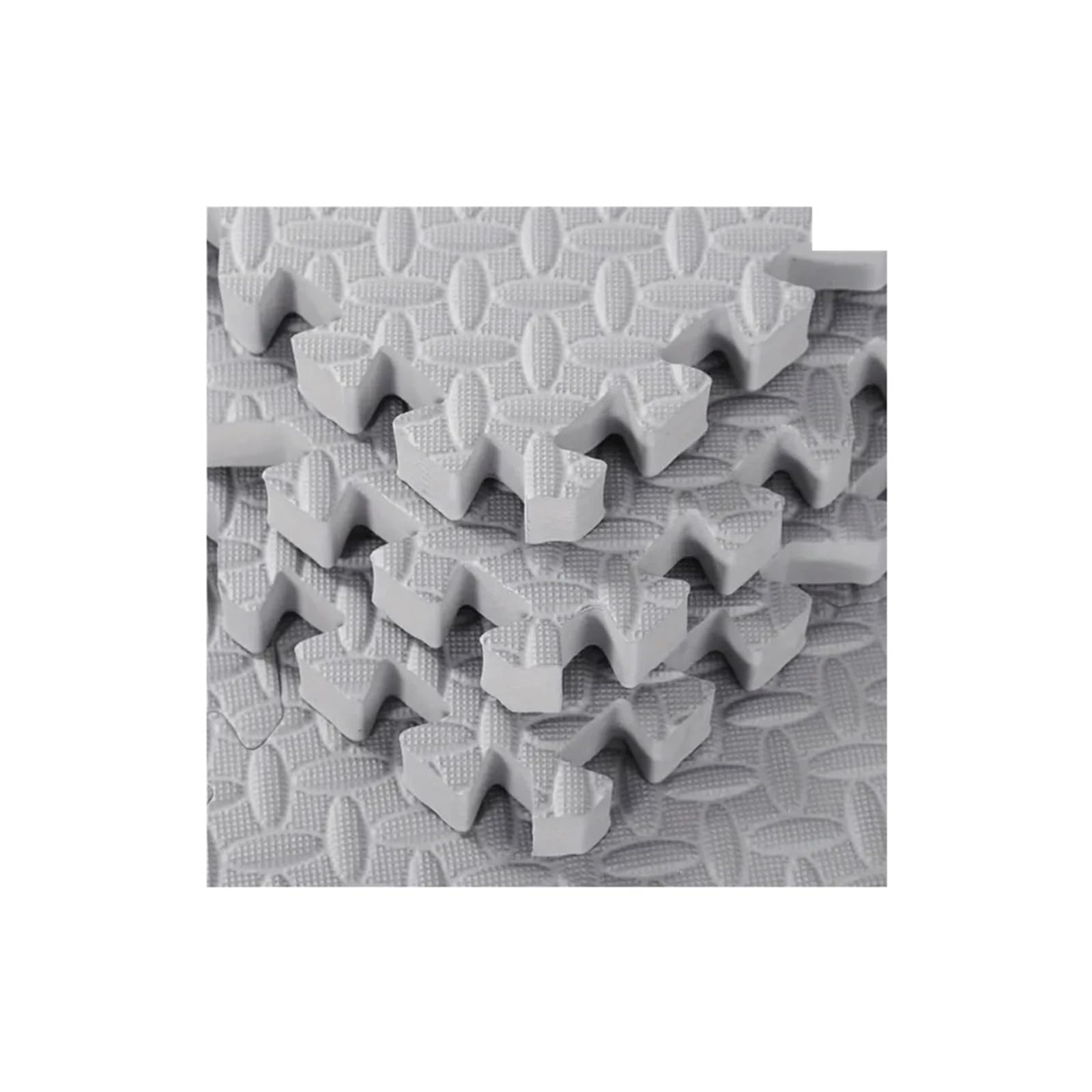 Losetas De Caucho Esteras de Rompecabezas EVA 1/2,5 cm Grosor, Azulejos Antideslizantes Que absorben los Golpes for Entrenamiento Gimnasio en casa(Black,8Pcs 1cm)