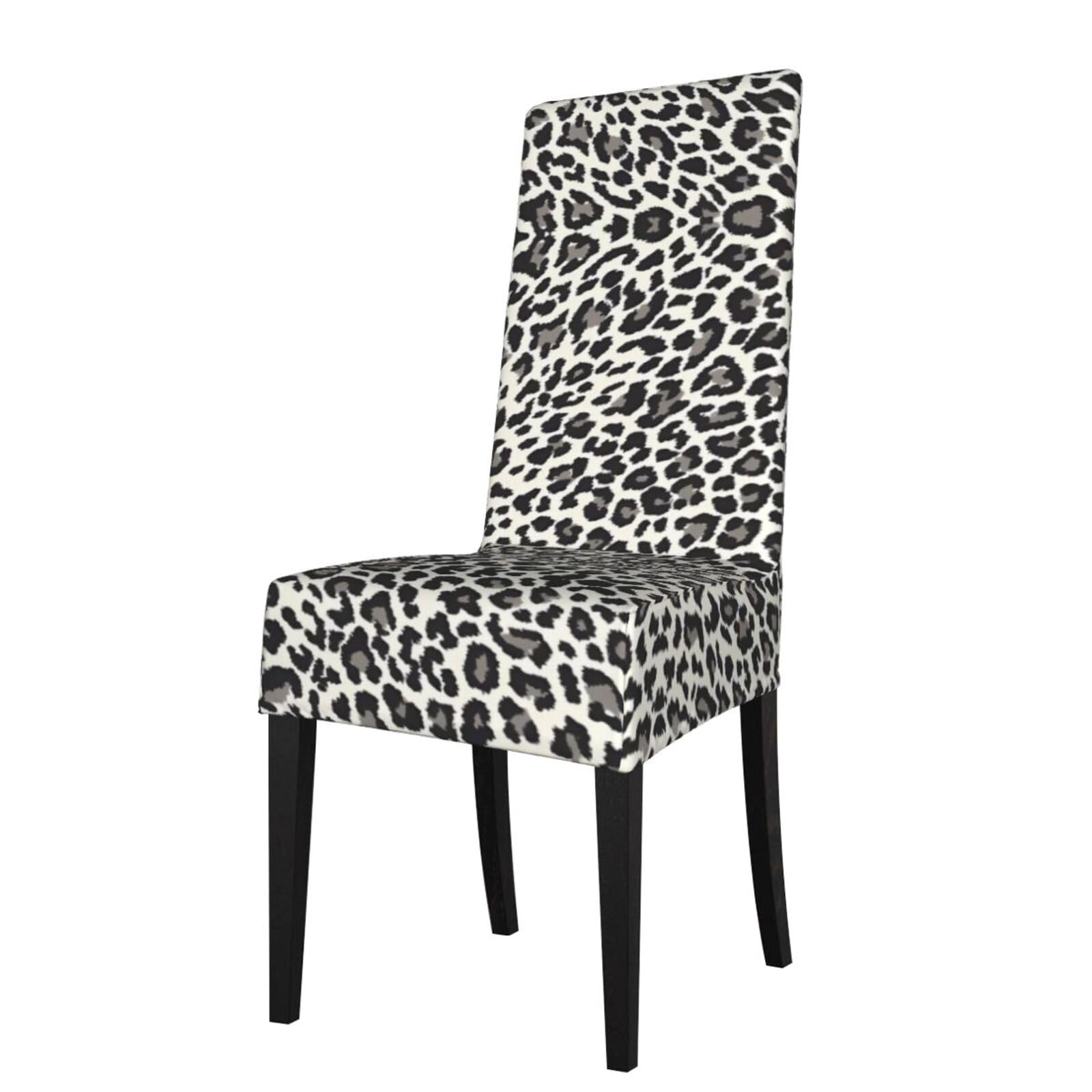 YYHHAOFA Leopard Print Prints Protection Cover for Dining Chair - Stretch Slipcovers, Easy Refresh for Your Dining Room & Event Decor