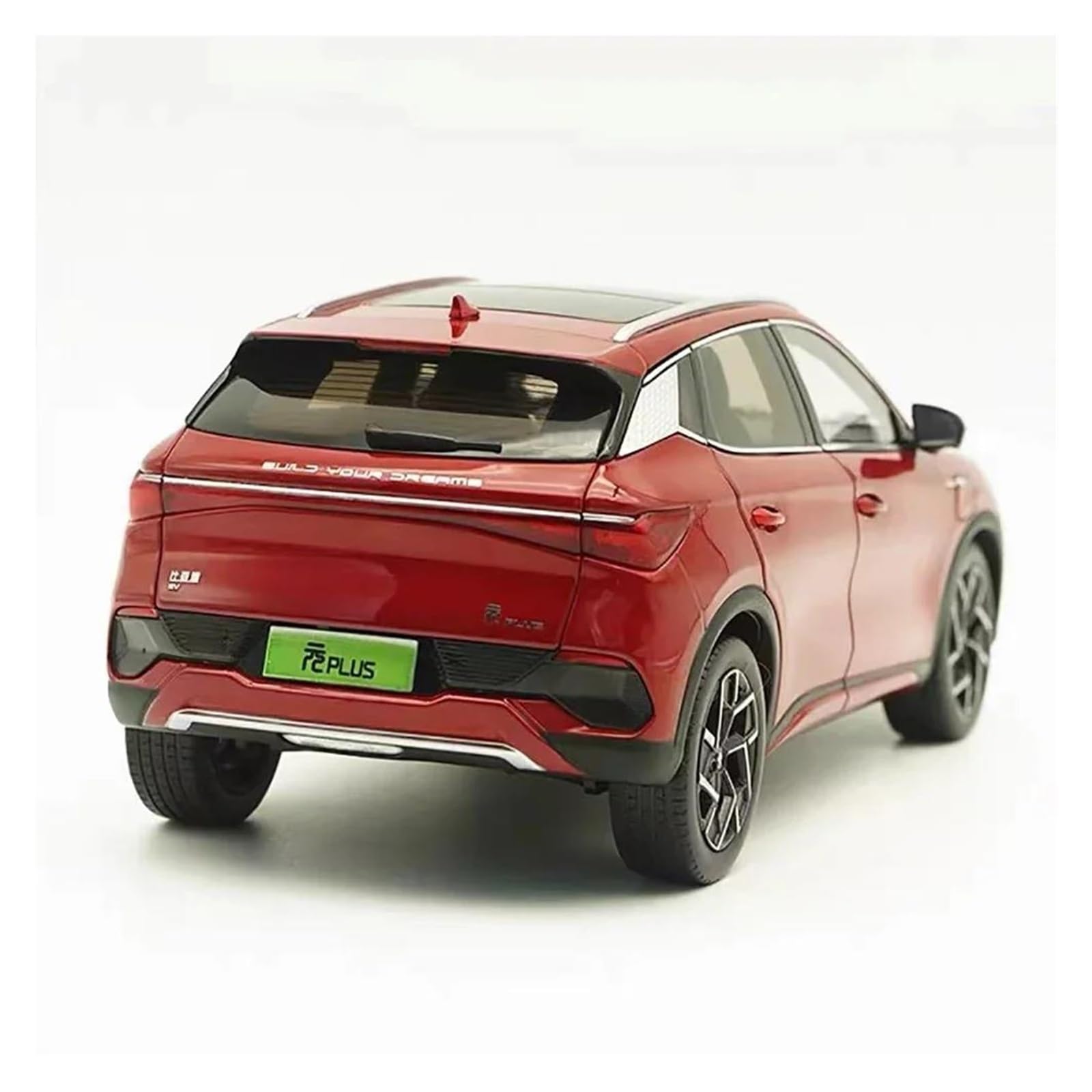 Metallo Scala Replica 1 18 Per BYD Yuan PLUS Fuoristrada Piccolo SUV Modello Auto Lega Pressofusa Serie Arredamento per la Casa Hobby Veicoli Giochi Set