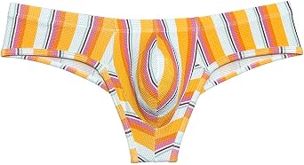 Mens Breathable Brazilian Bikini Sioft Boxer Briefs Underwear Comfy Enhance Bulge Pouch Cheeky Boxers Hipster