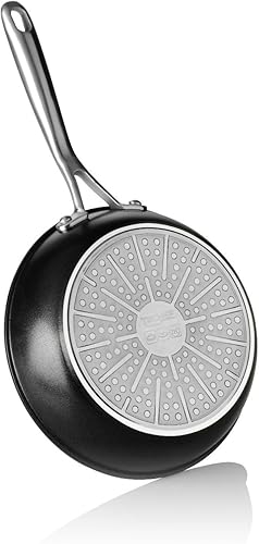 Vista 40 de Colección Onyx de TECHEF con nuevo revestimiento antiadherente de teflón platinum (PFOA)., 12", Negro