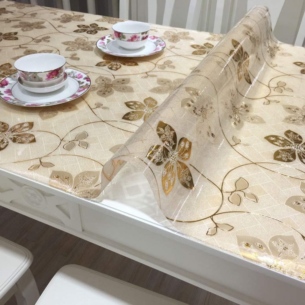 テーブルクロス Pvc製 透明 ビニール テーブルマット 厚手 85 150 テーブルカバー おしゃれ デスクマット 撥水 滑り止め 2 業務用 4 汚れをサッと拭ける 防油 耐熱 食卓カバー タイプ オフィス 高価値 長方形 6人掛け 多用途