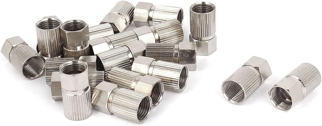 Aexit 20Pcs (Terminal, connector) RG6 F-Type ist-on Tooless Coax Coaxial CATV (39ry702qf210) Splitter Connector