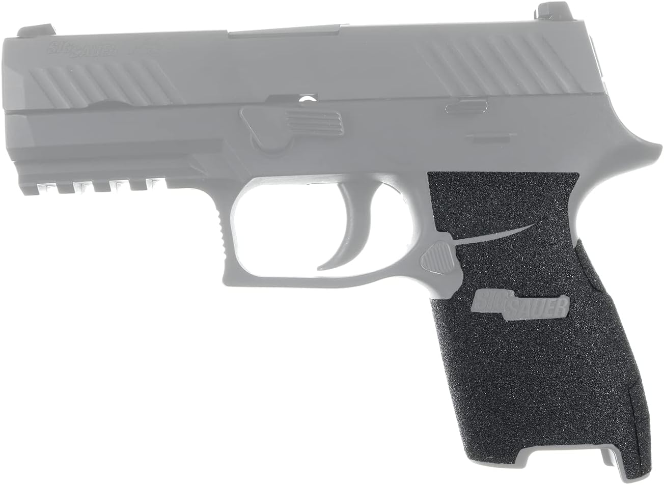 TALON Grips Adhesive Grip – Compatible with Sig Sauer P250 & P320 9mm/.357/.40/.45 Compact – Made in The USA