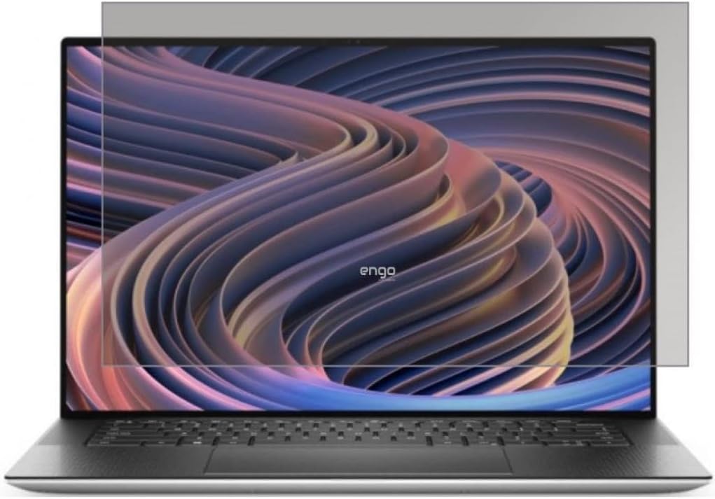 Engo Dell XPS 15 9520 15.6 inç ile Uyumlu Hayalet Ekran Koruyucu 16:10 Anti-Spy Gizlilik Önleyici