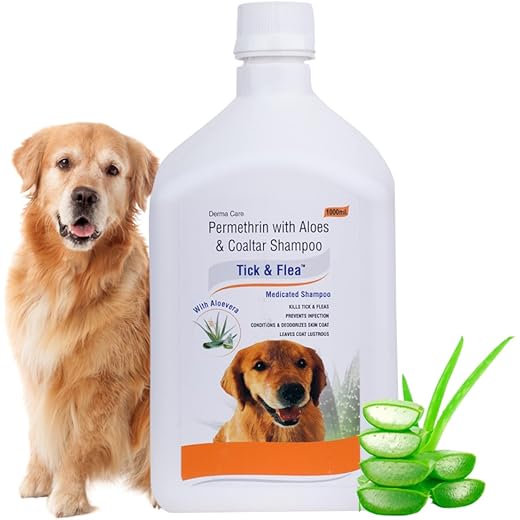 Tick & Flea Dog Shampoo 1000ml