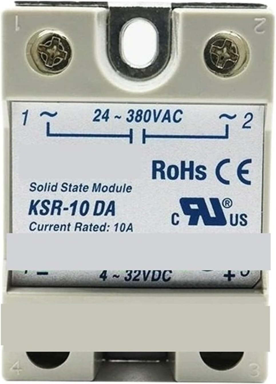 Relais statique monophasé KSR-10DA 10A pour commande de puissance industrielle