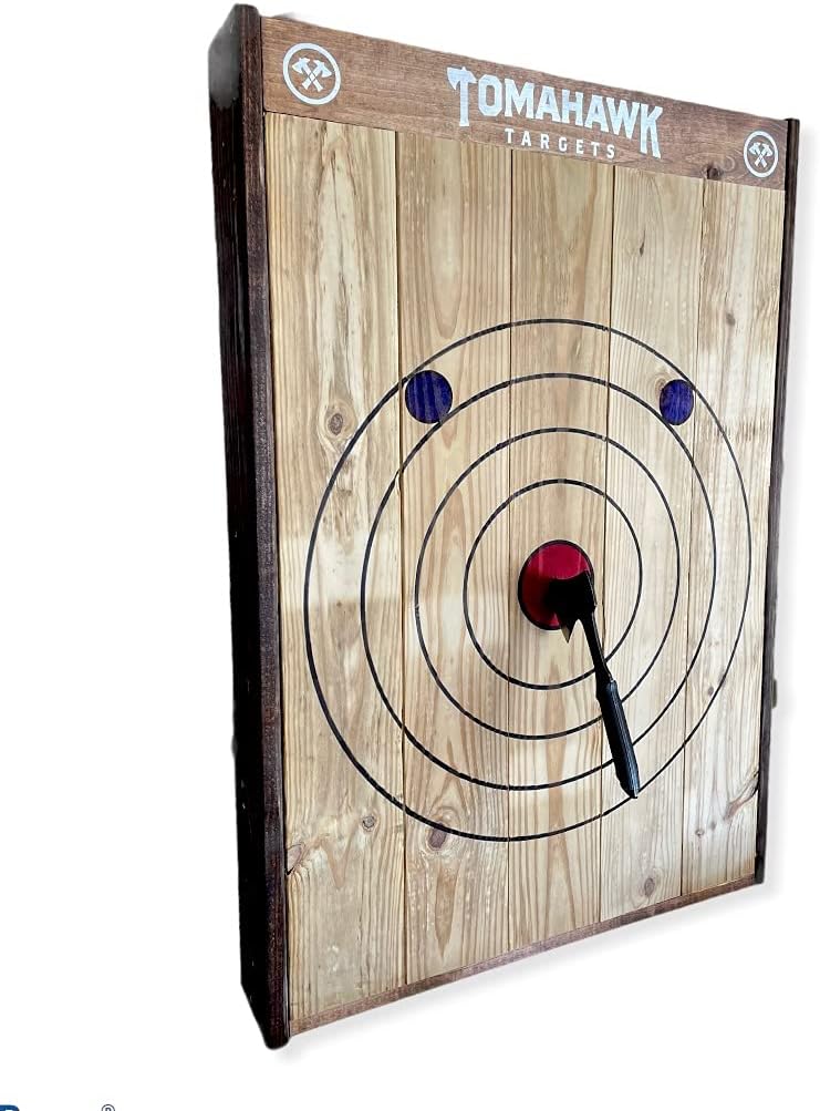 Large Hanging Axe and Knife Throwing Target Tomahawk Targets in Nepal