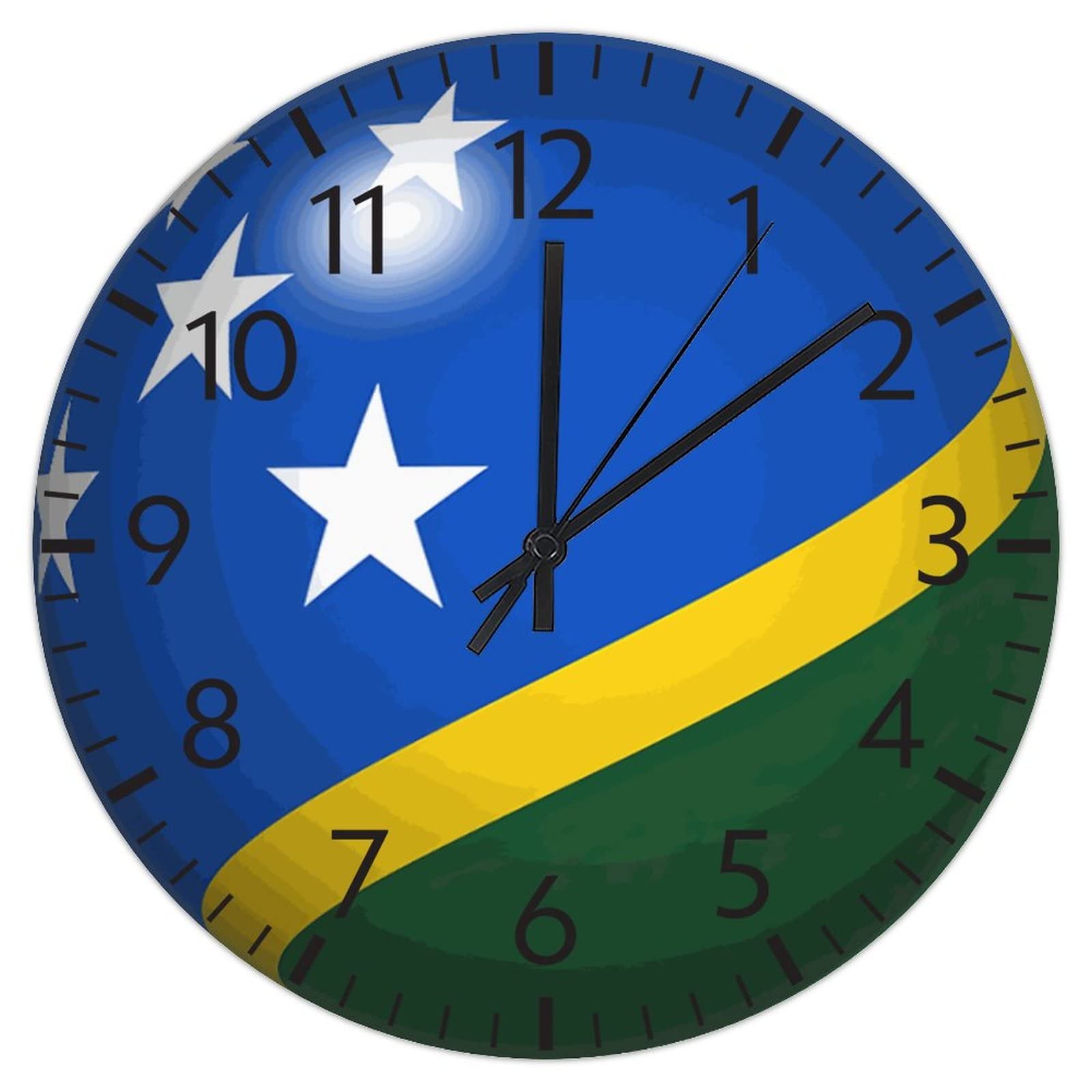 Horloge murale décorative îles Salomon pour embellir votre bureau à la maison
