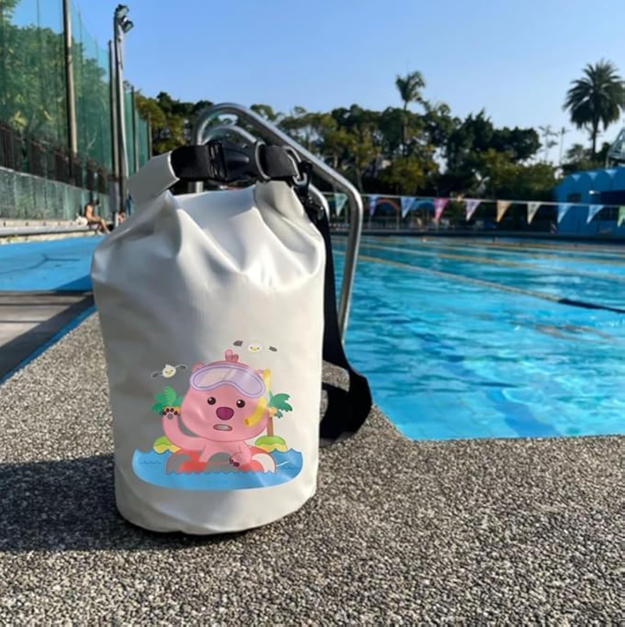 Essential 5L Waterproof Dry Bag, Roll Top Floating Backpack