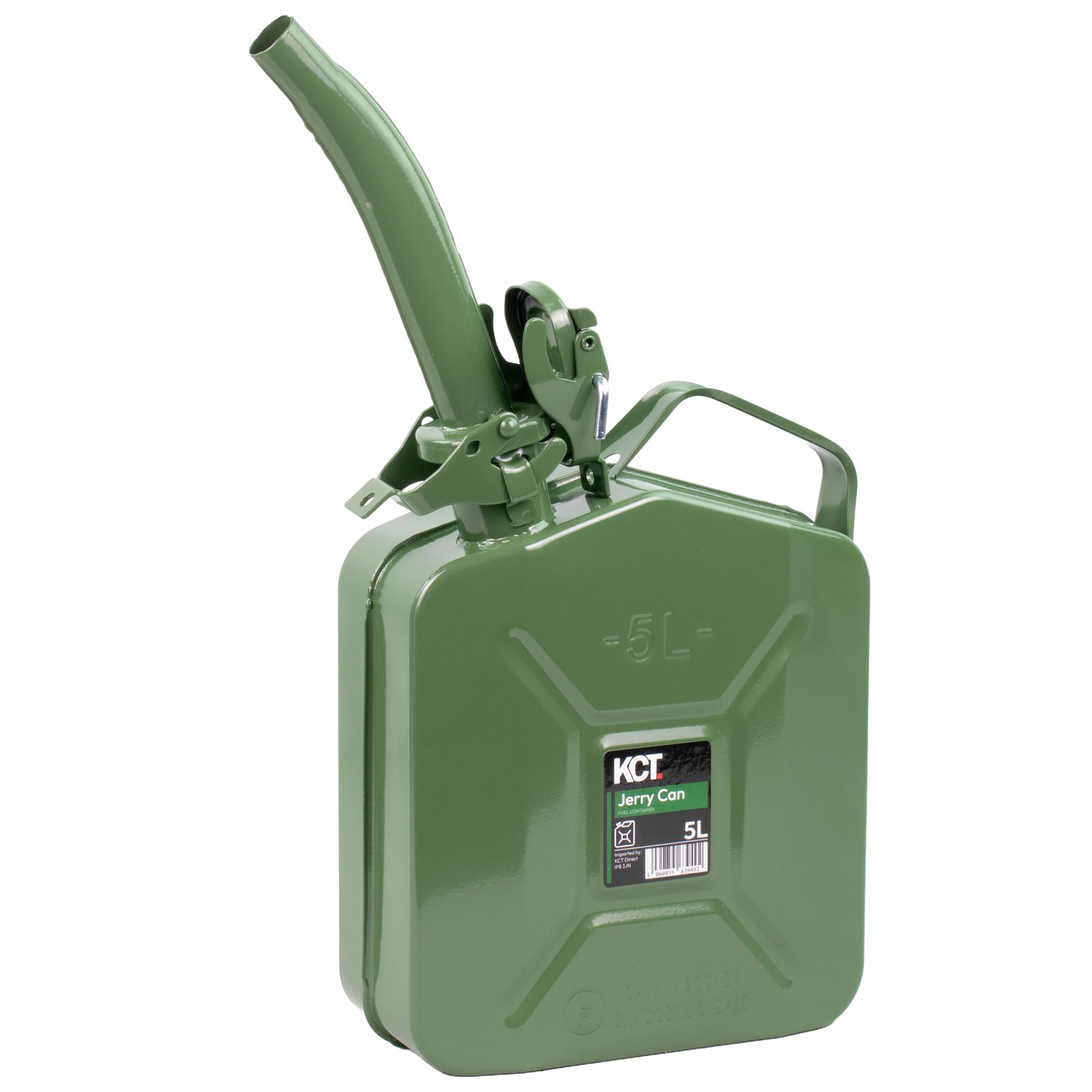 KCT 5L JERRY CAN WITH POURING SPOUT FUEL PETROL DIESEL OIL FOR VEHICLE MOTORBIKE
